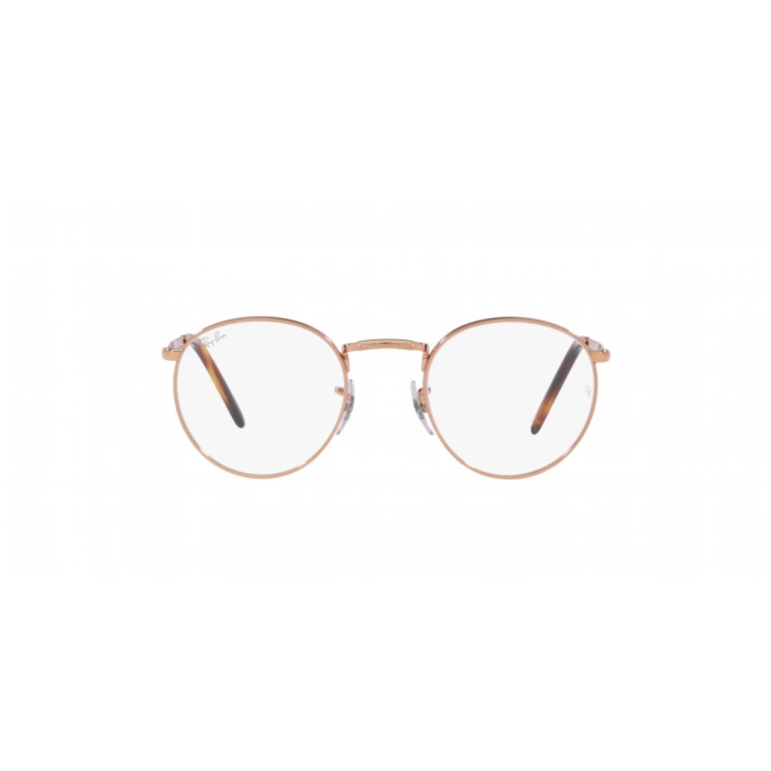 UNISEX EYEGLASSES RAY-BAN RX 3637V NEW ROUND 3094 ROSE GOLD SIZE 47 
