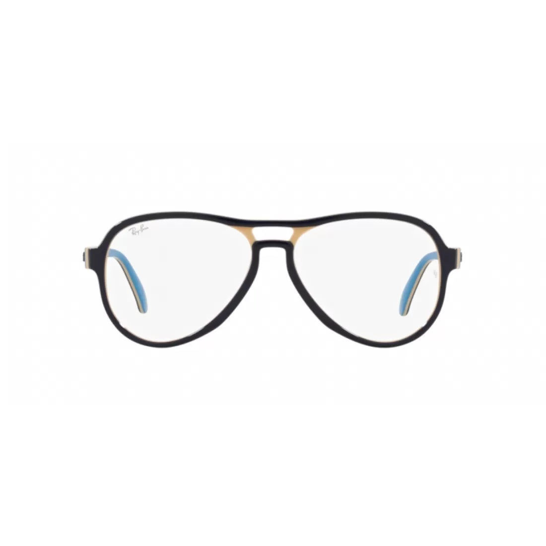 UNISEX EYEGLASSES RAY-BAN RX 4355V VAGABOND 8134 BLUE LIGHT BROWN LIGHT BLUE SIZE 58 
