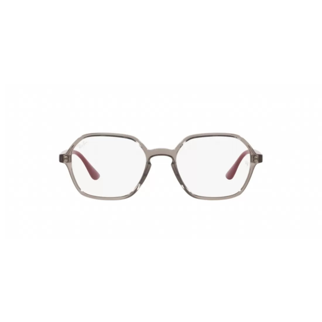 UNISEX EYEGLASSES RAY-BAN RX 4361V - 8083 TRANSPARENT GRAY SIZE 52 