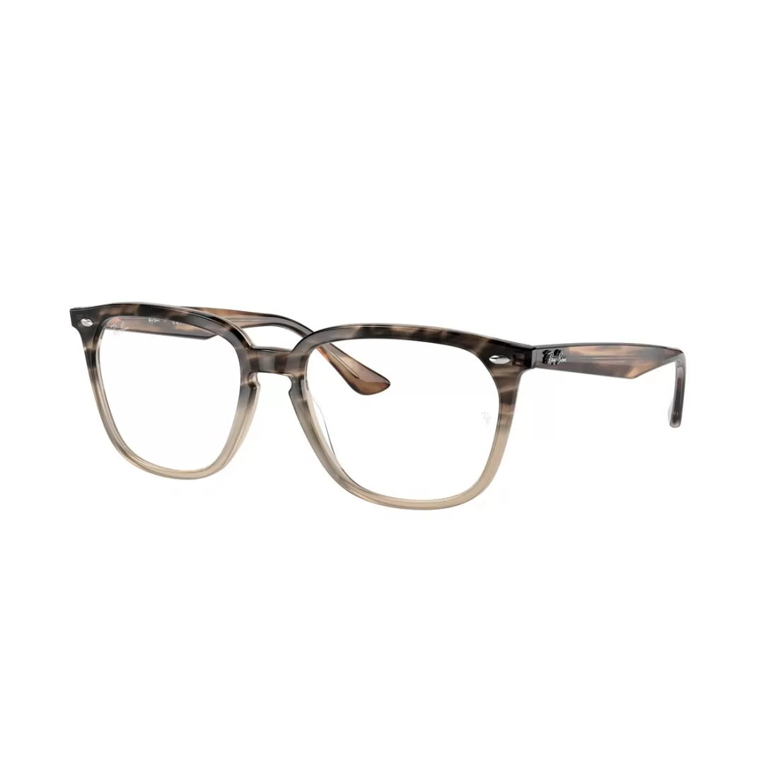 UNISEX EYEGLASSES RAY-BAN RX 4362V - 8107 HAVANA SHADED BROWN SIZE 51 