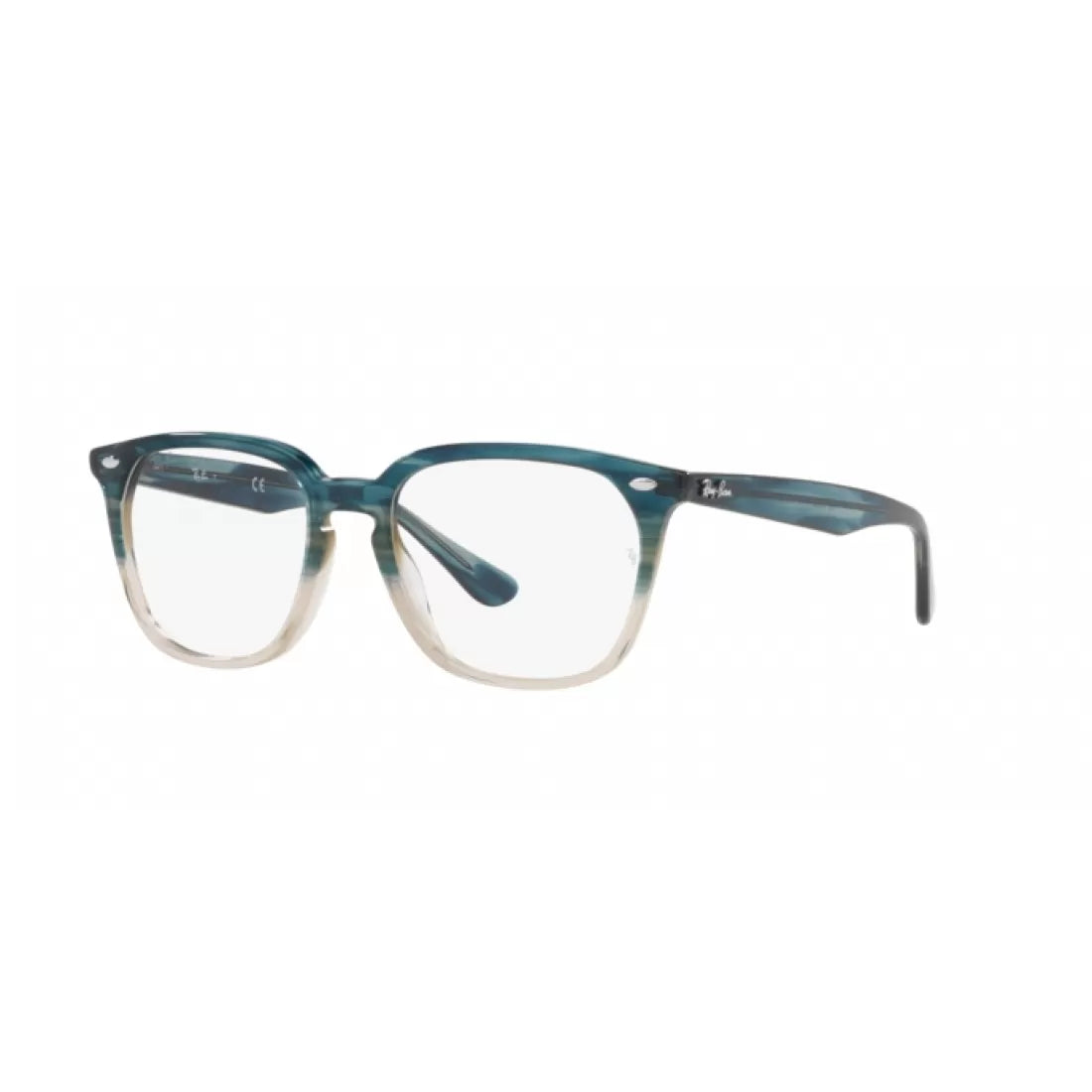 UNISEX EYEGLASSES RAY-BAN RX 4362V - 8146 HAVANA TURQUOISE SHADED SIZE 53 