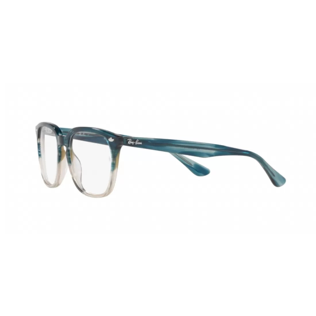 UNISEX EYEGLASSES RAY-BAN RX 4362V - 8146 HAVANA TURQUOISE SHADED SIZE 53 