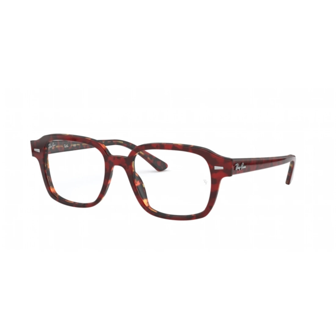 OCCHIALE DA VISTA UNISEX RAY-BAN RX 5382 - 5911 ROSSO TRASPARENTE SU AVANA