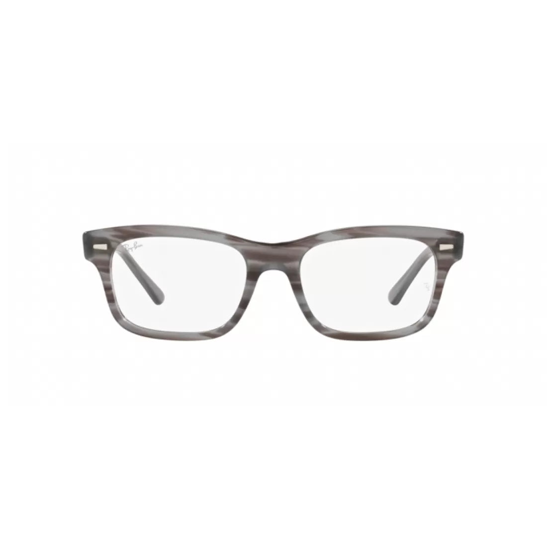 OCCHIALE DA VISTA UNISEX RAY-BAN RX 5383 MR BURBANK 8055 GRIGIO A STRISCE CALIBRO 52
