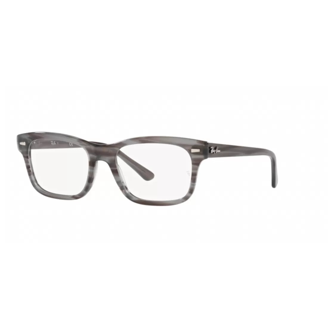 OCCHIALE DA VISTA UNISEX RAY-BAN RX 5383 MR BURBANK 8055 GRIGIO A STRISCE CALIBRO 52
