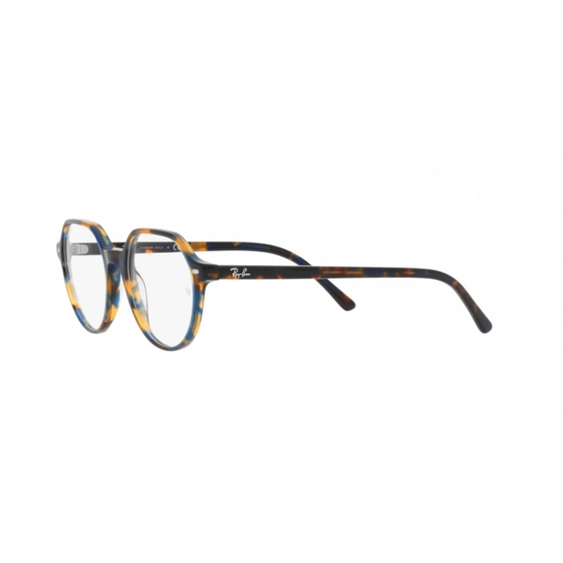 UNISEX EYEGLASSES RAY-BAN RX 5395 THALIA 8174 YELLOW AND BLUE HAVANA SIZE 49 