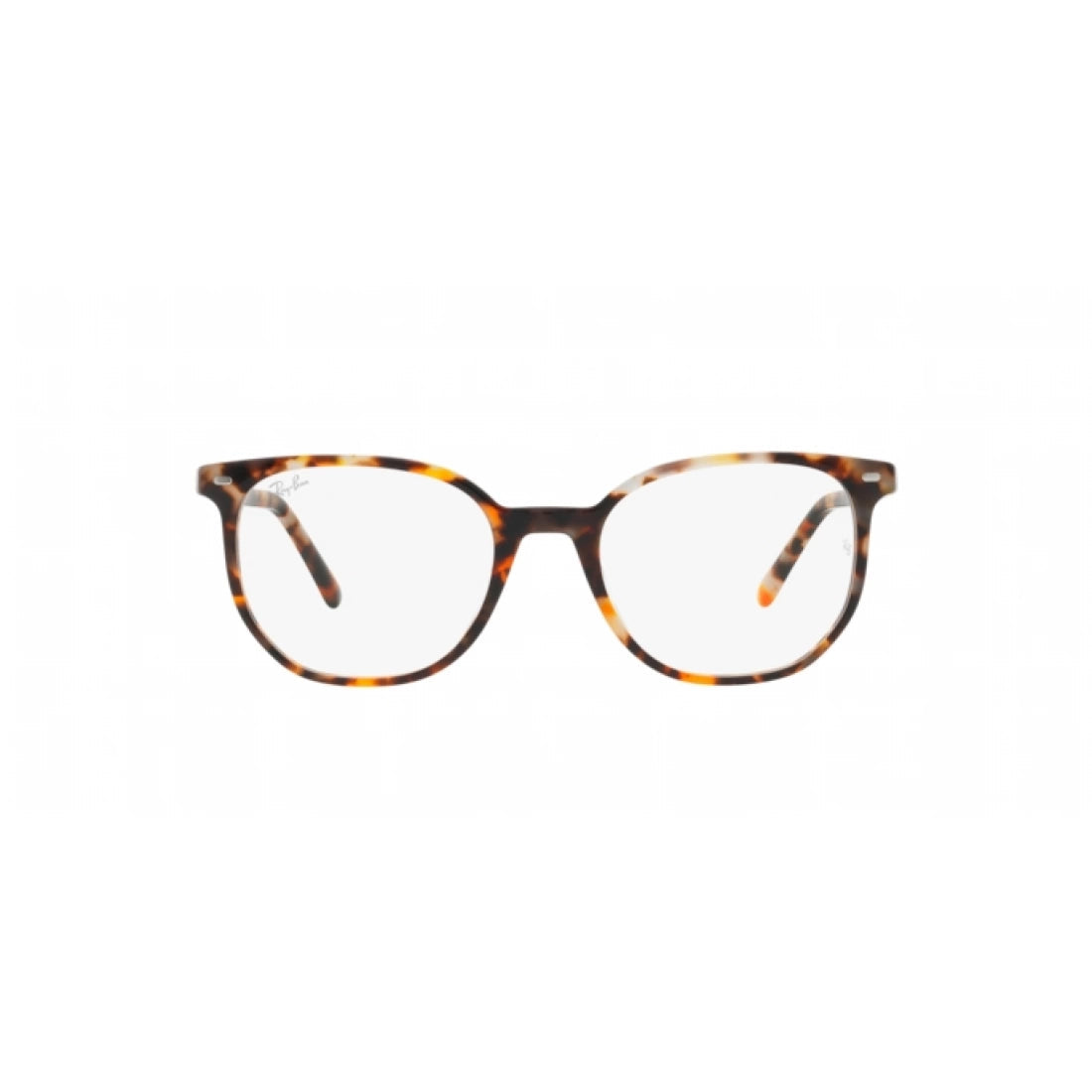 UNISEX EYEGLASSES RAY-BAN RX 5397 ELLIOT 8173 BROWN AND HAVANA GRAY CALIBER 50 