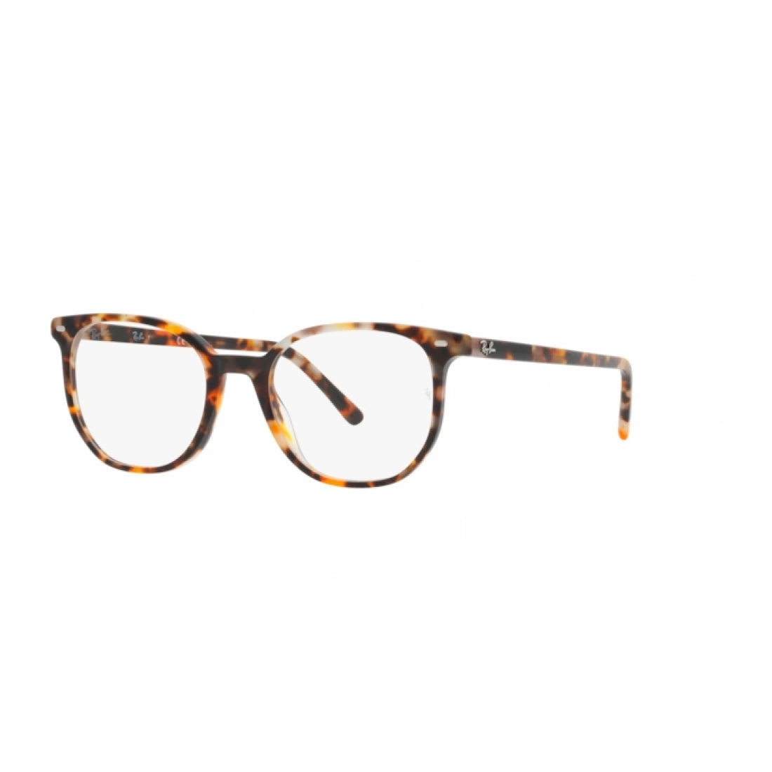 UNISEX EYEGLASSES RAY-BAN RX 5397 ELLIOT 8173 BROWN AND HAVANA GRAY CALIBER 50 