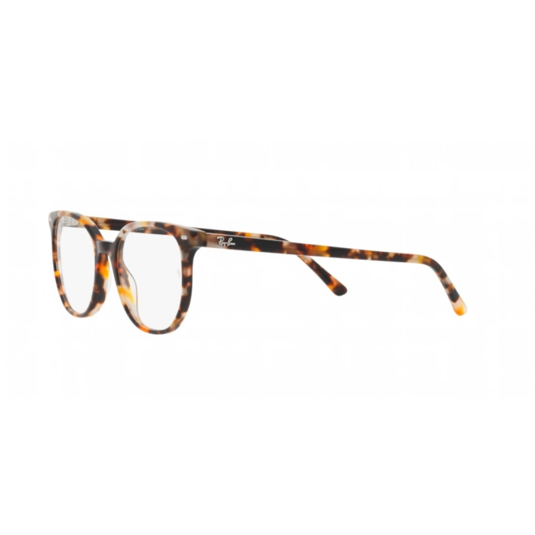 UNISEX EYEGLASSES RAY-BAN RX 5397 ELLIOT 8173 BROWN AND HAVANA GRAY SIZE 48 