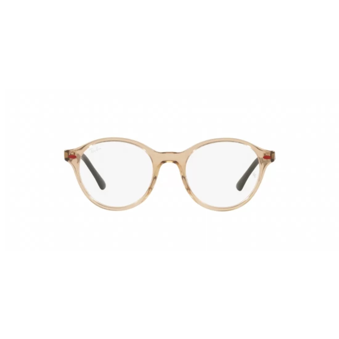 UNISEX EYEGLASSES RAY-BAN RX 5404M - F666 TRANSPARENT BROWN CALIBER 50 