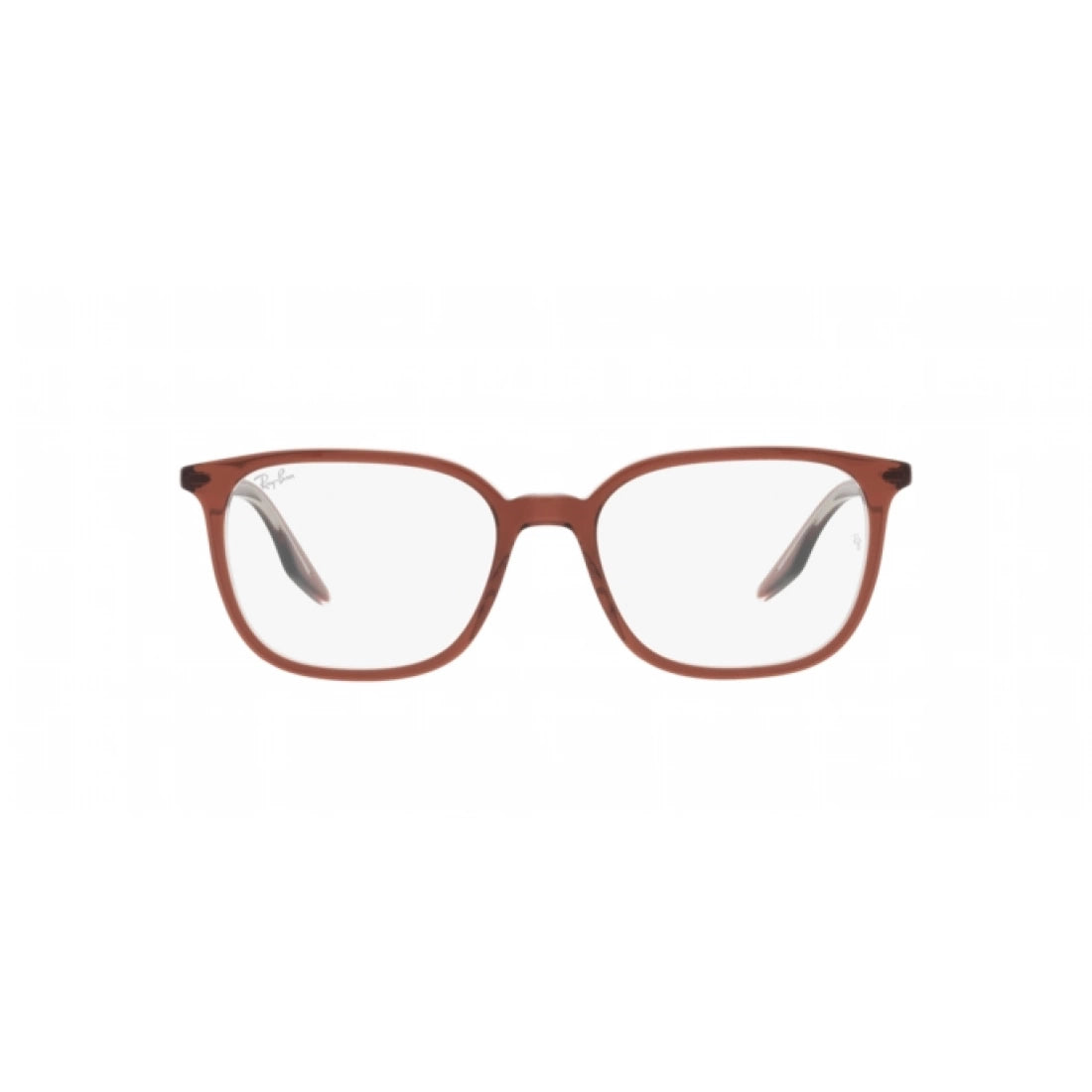 UNISEX EYEGLASSES RAY-BAN RX 5406 - 8171 BROWN ON TRANSPARENT SIZE 52 