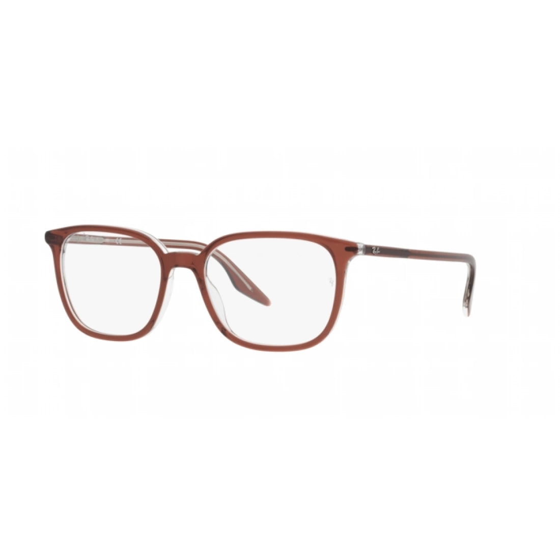 UNISEX EYEGLASSES RAY-BAN RX 5406 - 8171 BROWN ON TRANSPARENT SIZE 52 