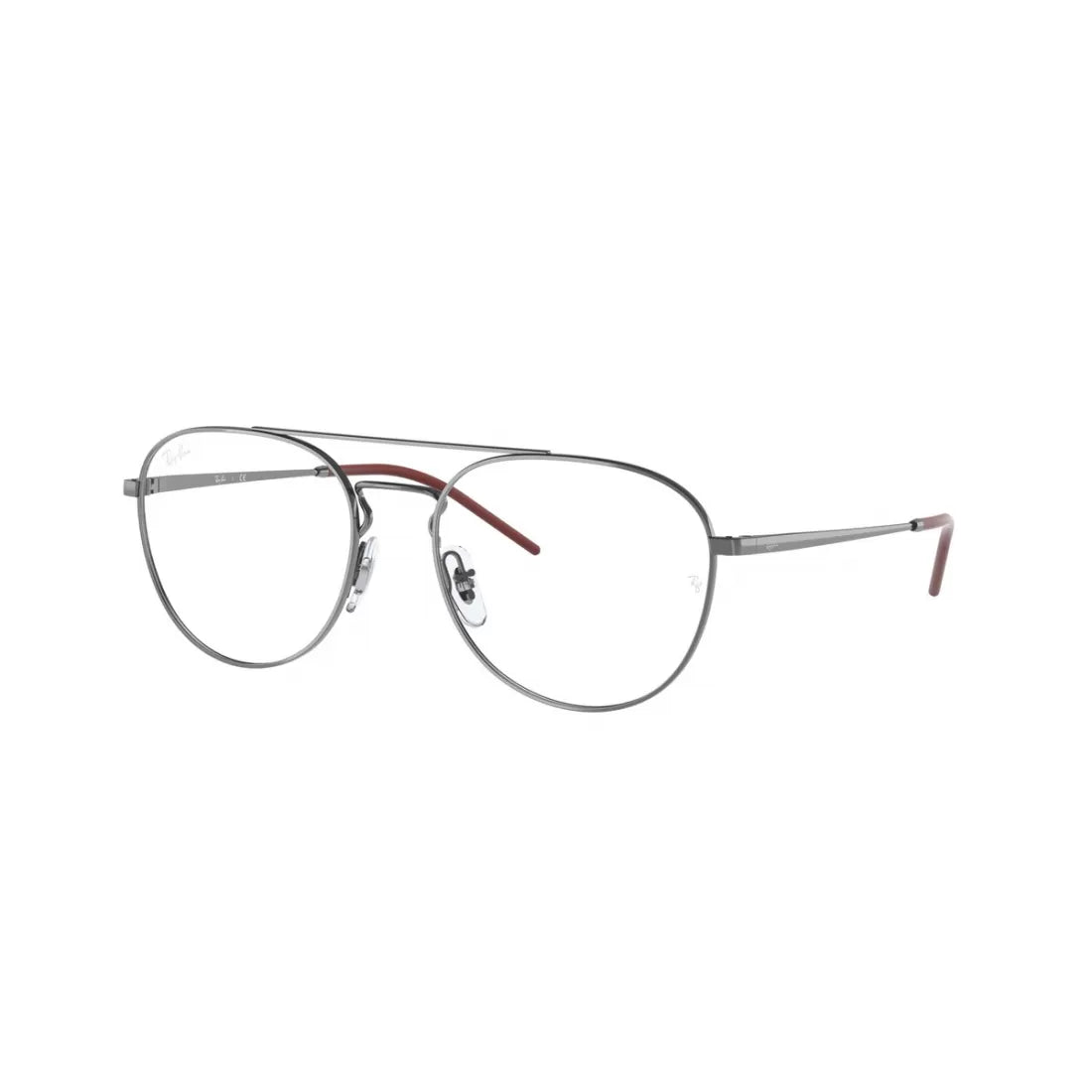 UNISEX EYEGLASSES RAY-BAN RX 6414 - 2502 GUN METAL CALIBER 53 