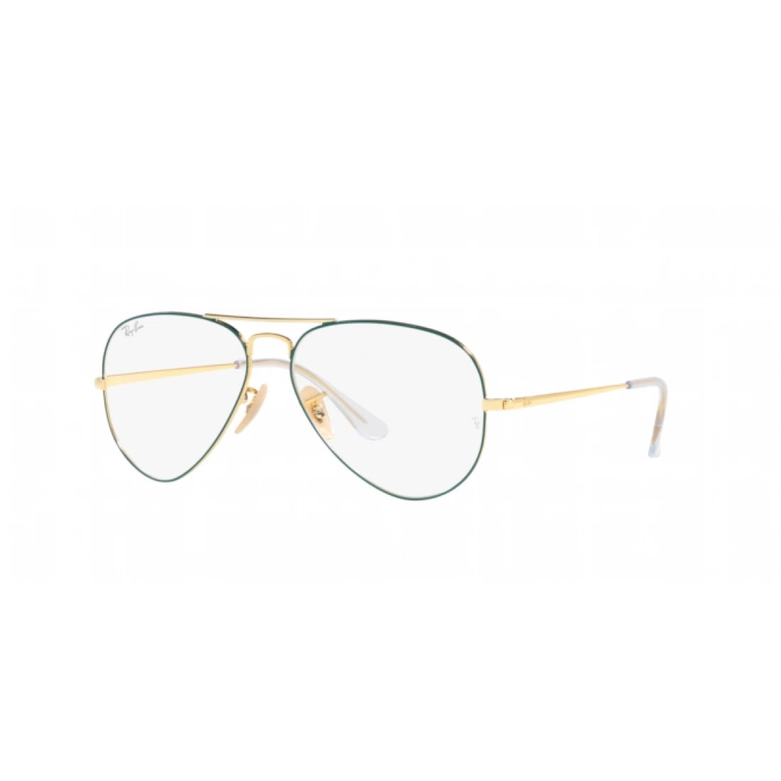 UNISEX EYEGLASSES RAY-BAN RX 6489 AVIATOR 3136 MATT PETROLEUM ON ARISTA CALIBER 55 