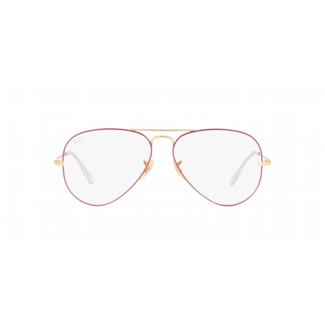 UNISEX EYEGLASSES RAY-BAN RX 6489 AVIATOR 3137 MATT PURPLE ON ARISTA CALIBER 58 