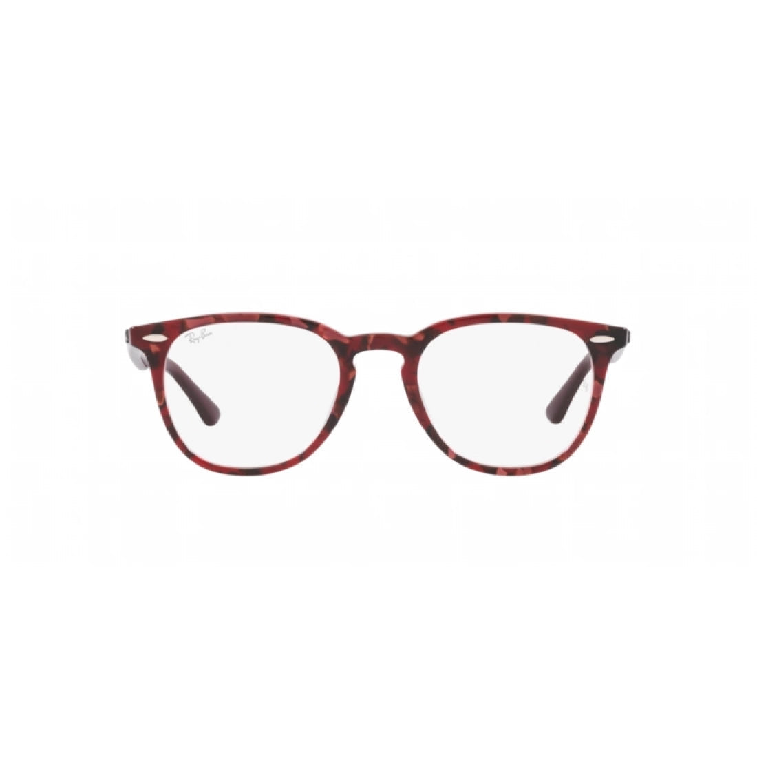 UNISEX EYEGLASSES RAY-BAN RX 7159 - 8097 HAVANA ON TRANSPARENT PURPLE CALIBER 52 