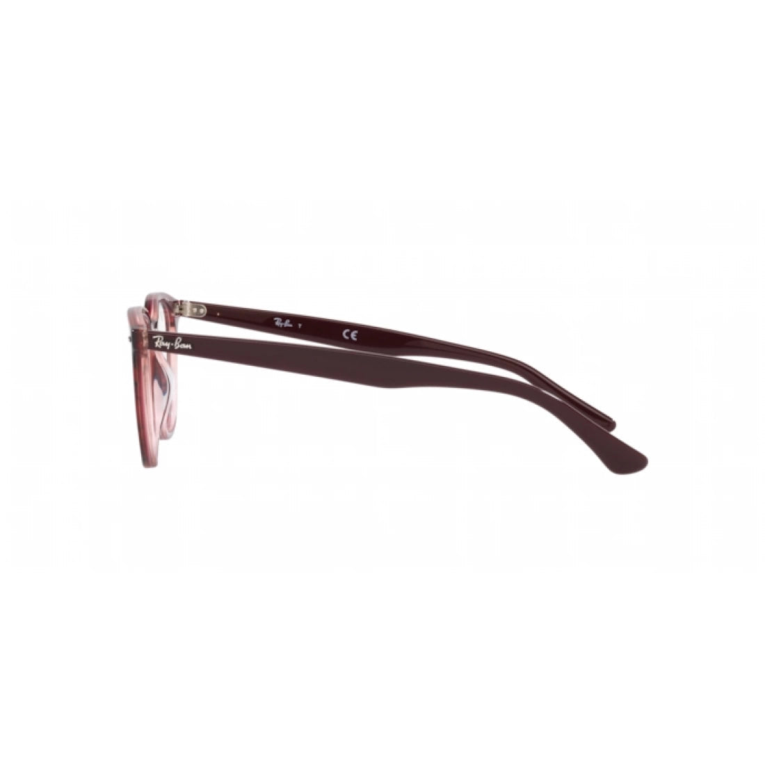 UNISEX EYEGLASSES RAY-BAN RX 7159 - 8097 HAVANA ON TRANSPARENT PURPLE CALIBER 52 
