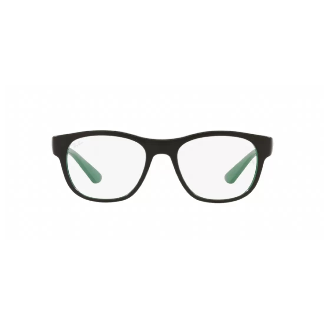 UNISEX EYEGLASSES RAY-BAN RX 7191 - 8142 MATT BLACK ON GREEN SIZE 51 