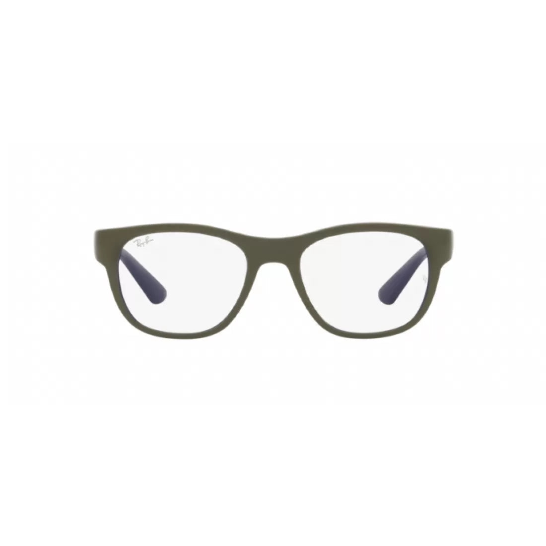 UNISEX EYEGLASSES RAY-BAN RX 7191 - 8144 MATT GREEN ON BLUE SIZE 53 