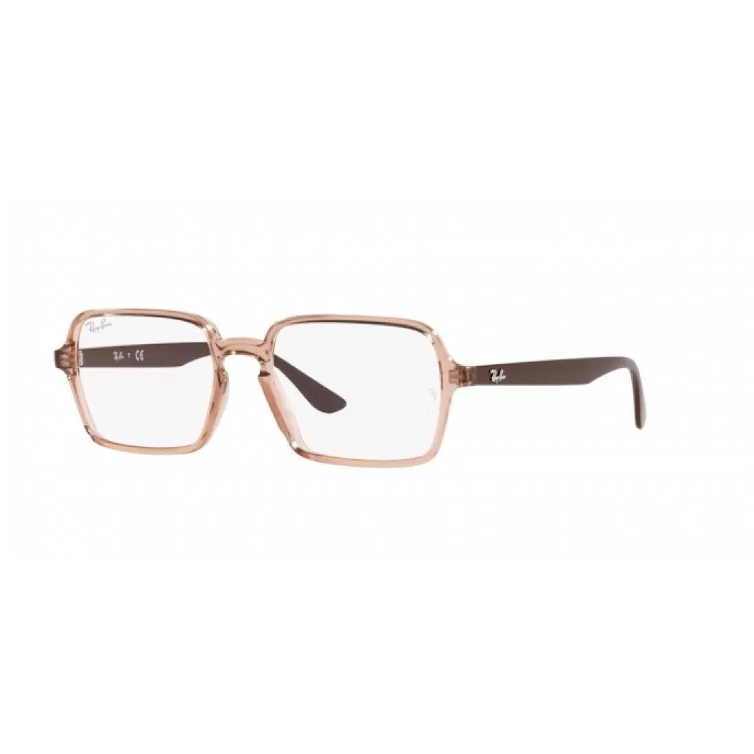 UNISEX EYEGLASSES RAY-BAN RX 7198 - 5940 LIGHT BROWN SIZE 53 