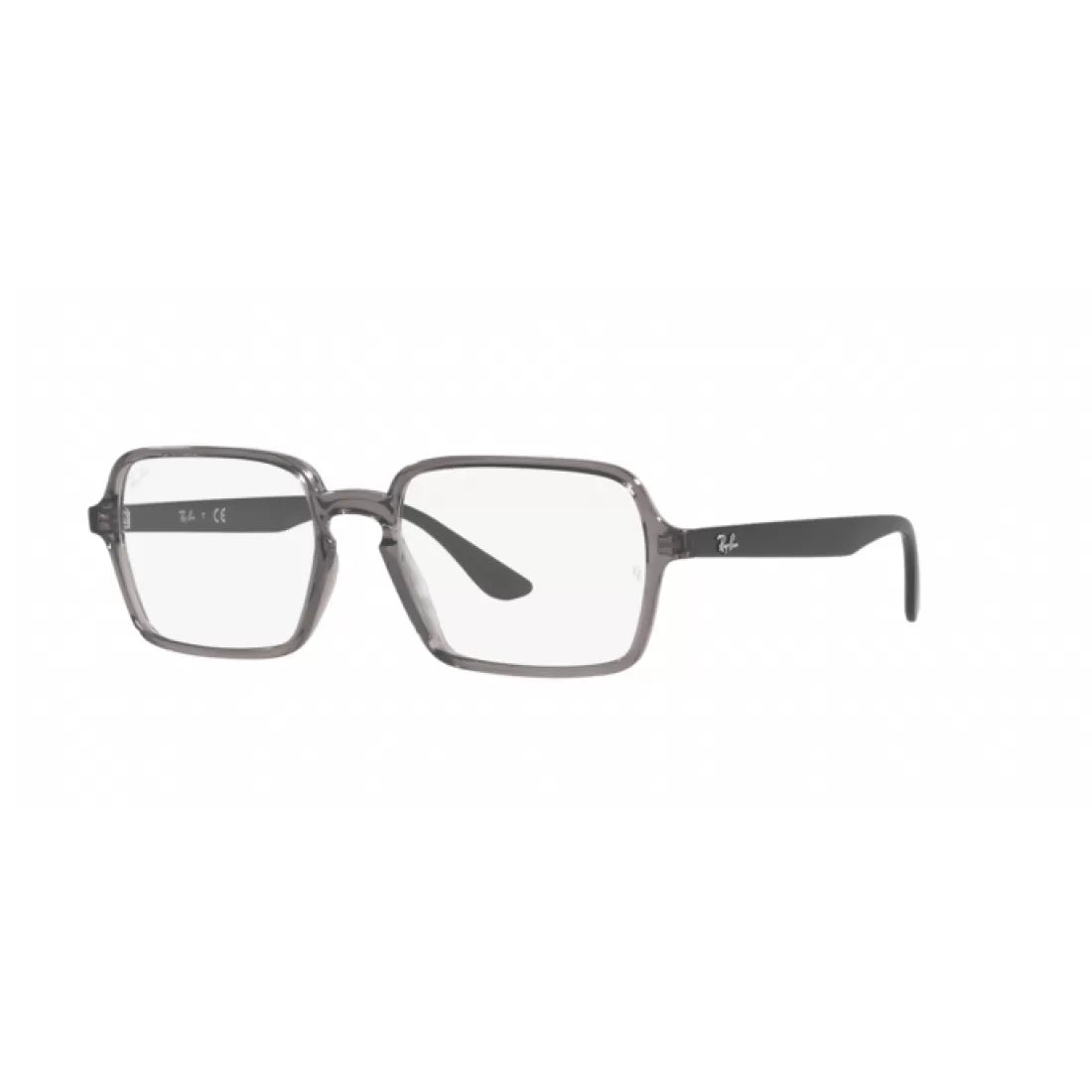 UNISEX EYEGLASSES RAY-BAN RX 7198 - 8140 TRANSPARENT GRAY SIZE 51 