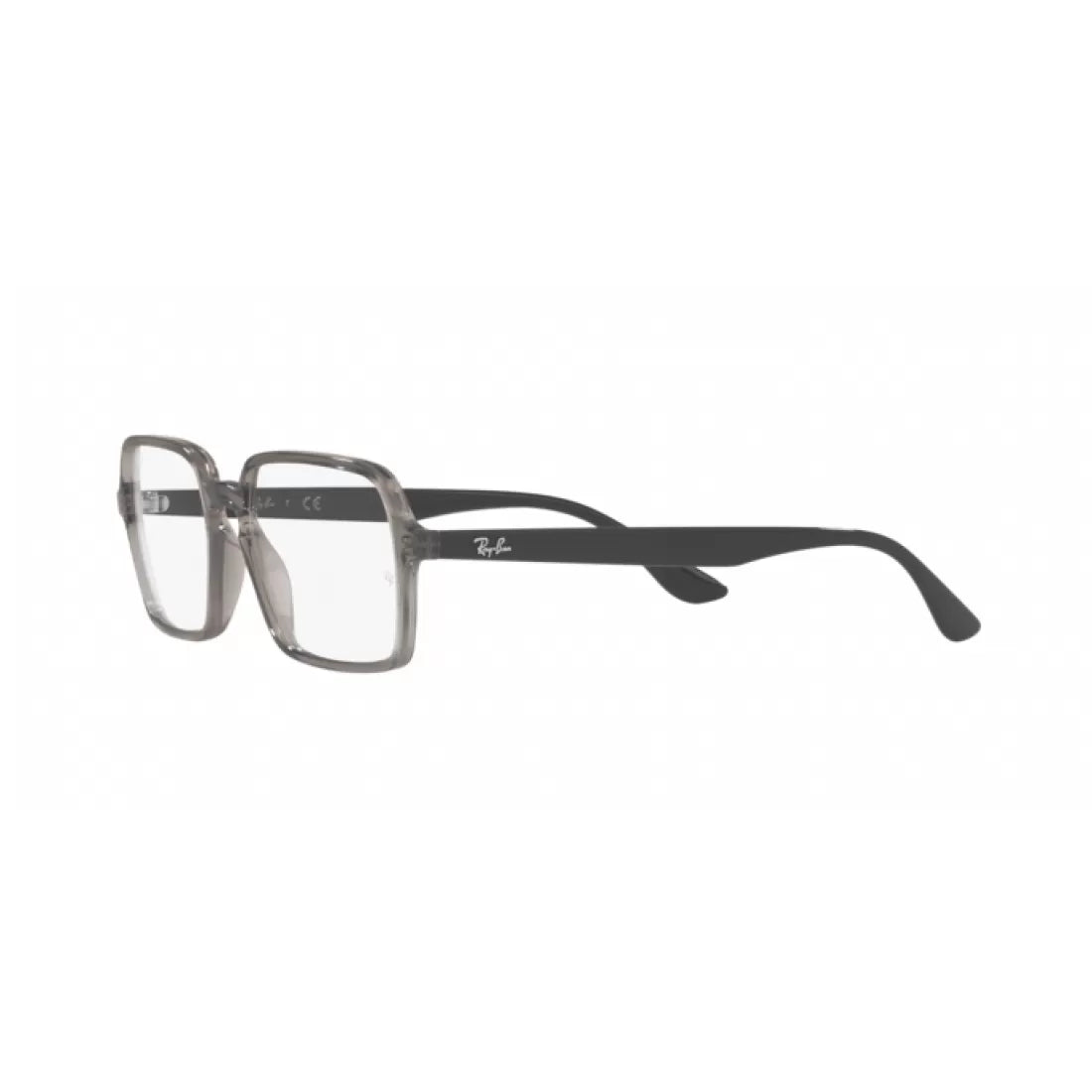 UNISEX EYEGLASSES RAY-BAN RX 7198 - 8140 TRANSPARENT GRAY SIZE 51 