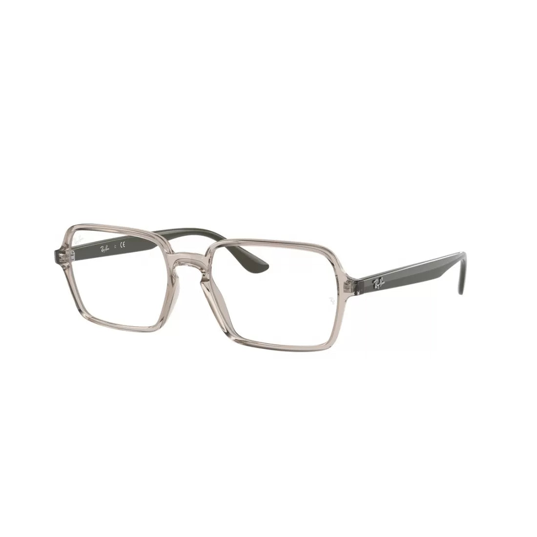 EYEGLASSES UNISEX.RAY-BAN RX 7198 - 8141 TRANSPARENT BEIGE SIZE 53 