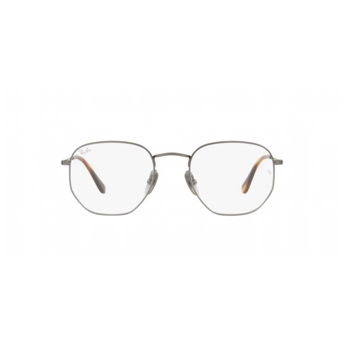 UNISEX EYEGLASSES RAY-BAN RX 8148V HEXAGONAL 1223 SEMI-GLOSS GUNMETAL CALIBER 54 