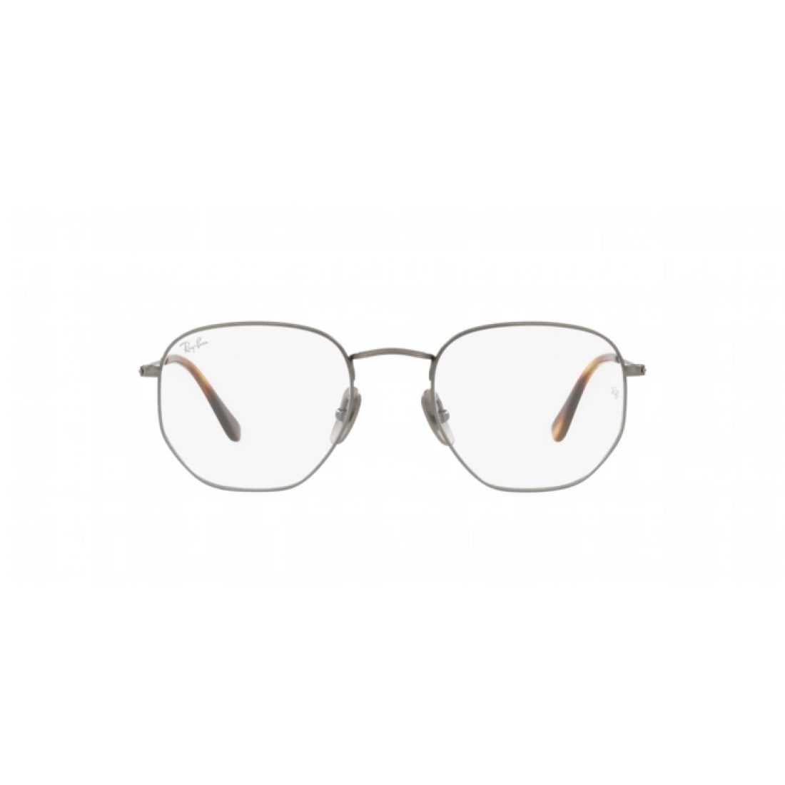 UNISEX EYEGLASSES RAY-BAN RX 8148V HEXAGONAL 1223 SEMI-GLOSS GUNMETAL CALIBER 51 