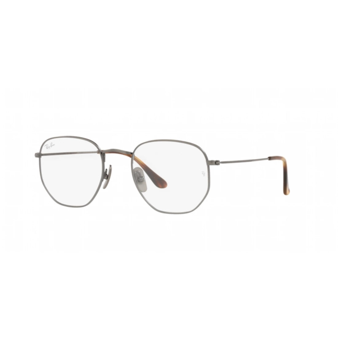 UNISEX EYEGLASSES RAY-BAN RX 8148V HEXAGONAL 1223 SEMI-GLOSS GUNMETAL CALIBER 51 