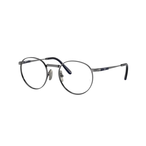 OCCHIALE DA VISTA UNISEX RAY-BAN RX 8237V ROUND TITANIUM 1238 CANNA DI FUCILE CALIBRO 47