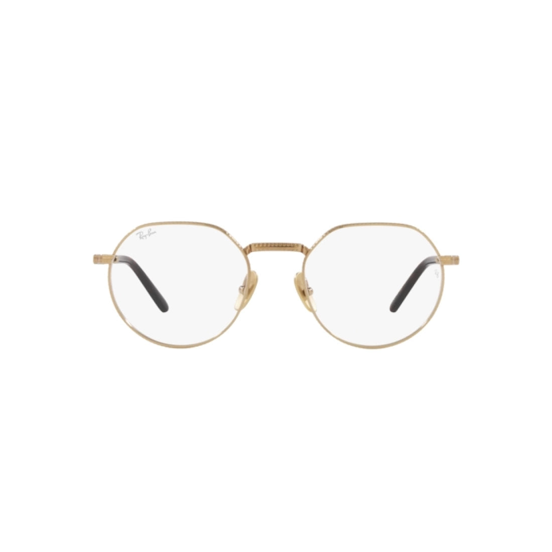 UNISEX EYEGLASSES RAY-BAN RX 8265V JACK TITANIUM 1220 GOLD CALIBER 53 