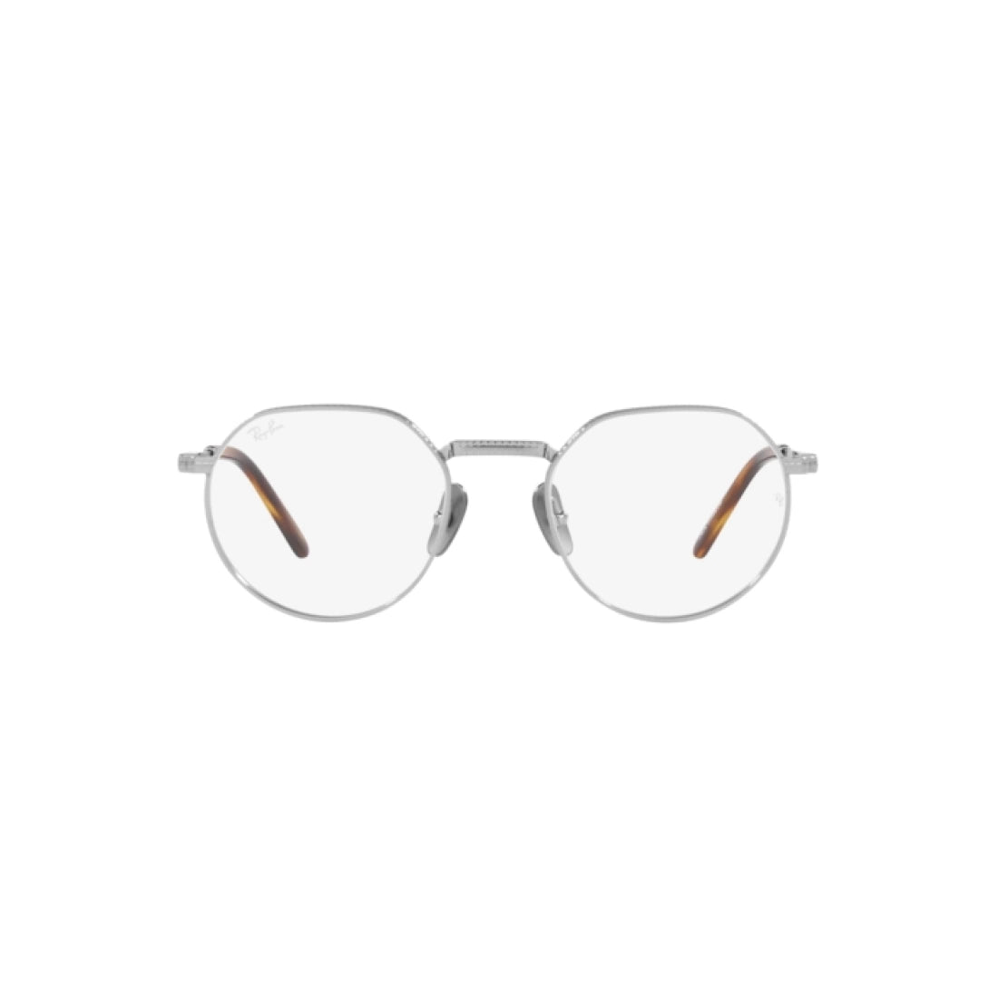 UNISEX EYEGLASSES RAY-BAN RX 8265V JACK TITANIUM 1224 SILVER CALIBER 51 