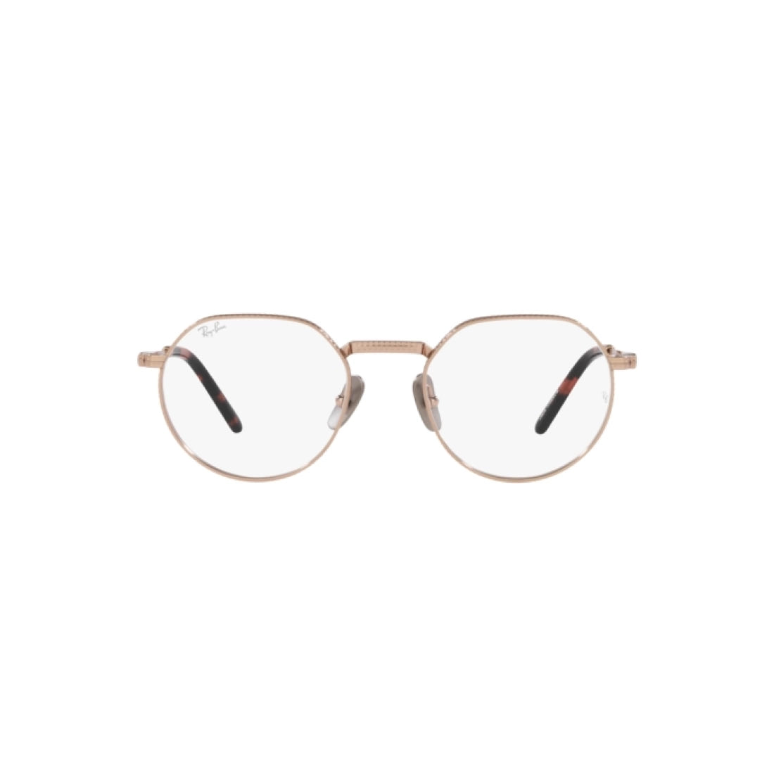 UNISEX EYEGLASSES RAY-BAN RX 8265V JACK TITANIUM 1236 ROSE GOLD CALIBER 51 