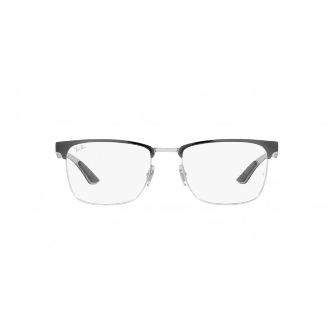 UNISEX EYEGLASSES RAY-BAN RX 8421 - 3125 GRAY ON SILVER CALIBER 54 