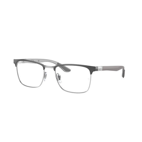 OCCHIALE DA VISTA UNISEX RAY-BAN RX 8421 - 3125 GRIGIO SU ARGENTO CALIBRO 54