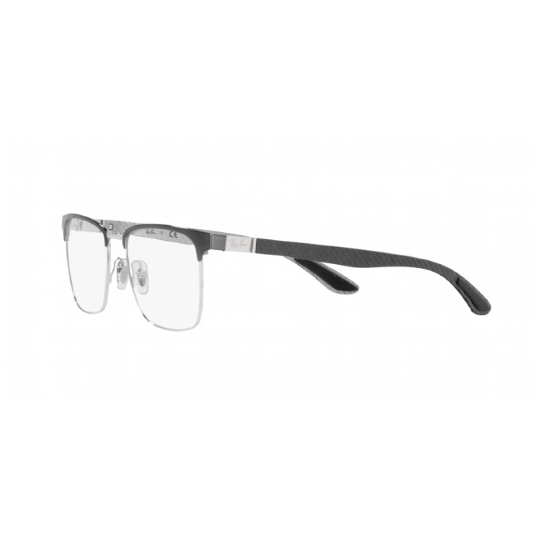 UNISEX EYEGLASSES RAY-BAN RX 8421 - 3125 GRAY ON SILVER CALIBER 54 