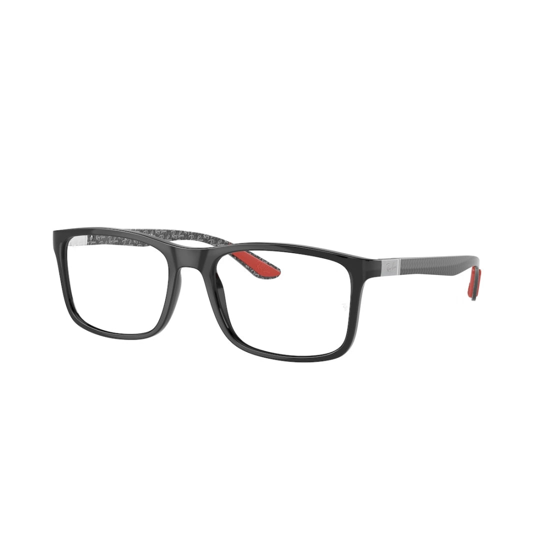 UNISEX EYEGLASSES RAY-BAN RX 8908 - 2000 BLACK CALIBER 53 
