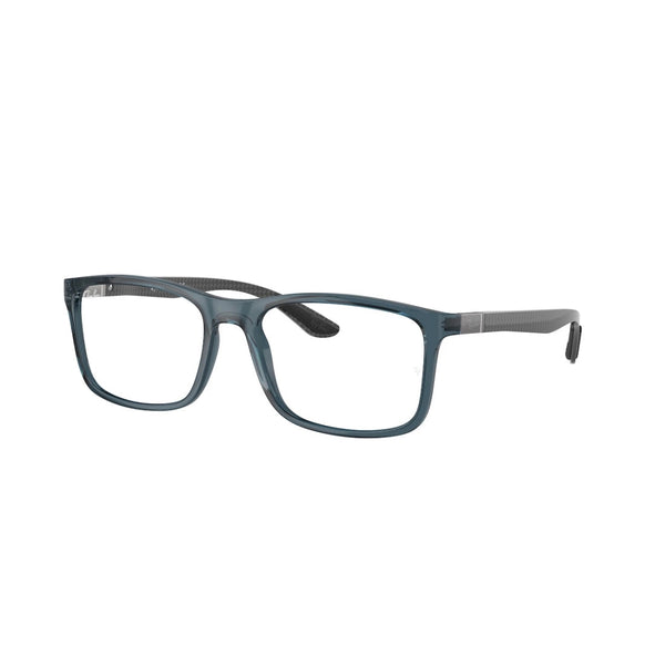 OCCHIALE DA VISTA UNISEX RAY-BAN RX 8908 - 5719 BLU TRASPARENTE CALIBRO 55