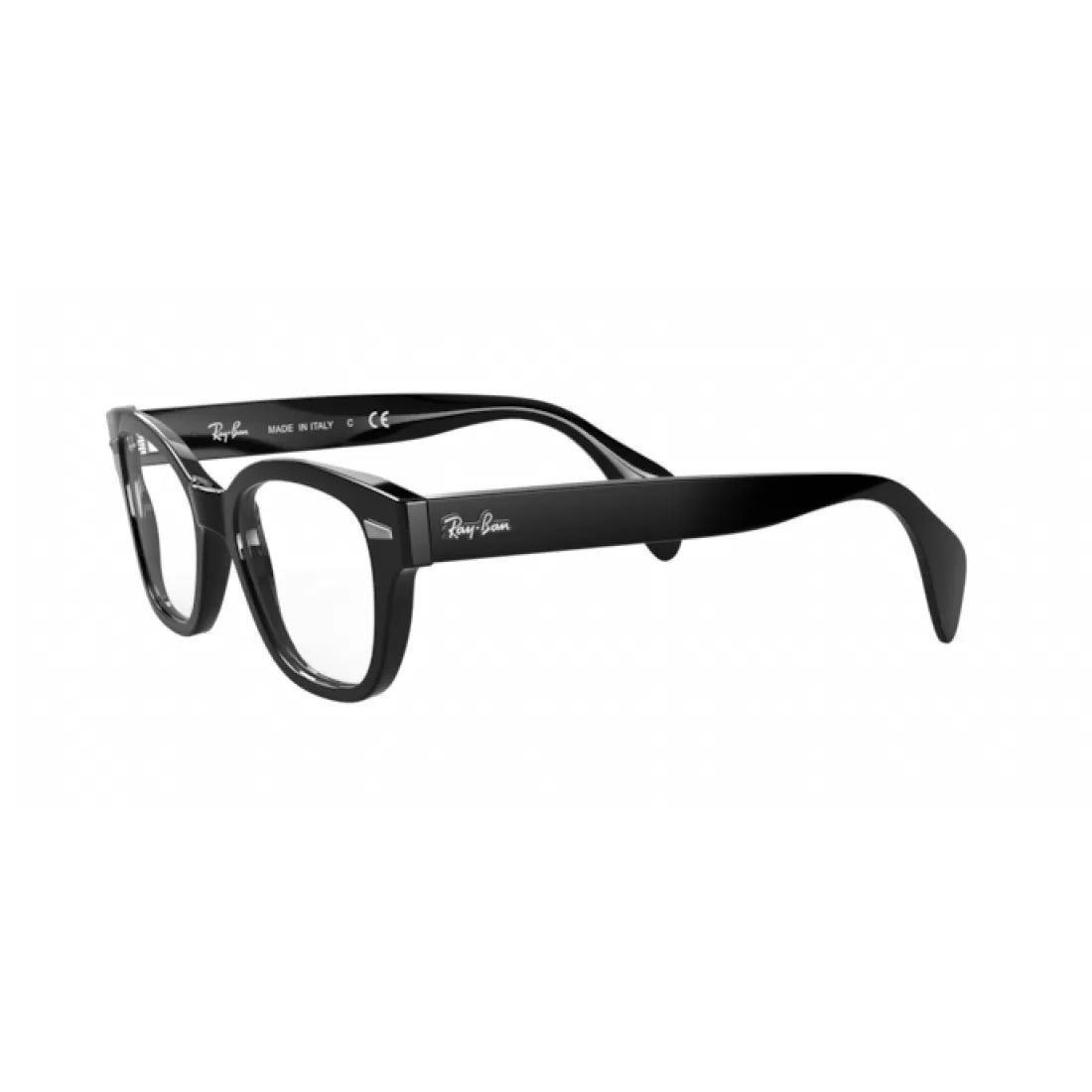 UNISEX EYEGLASSES RAY-BAN RX 0880 - 2000 GLOSSY BLACK CALIBER 49 