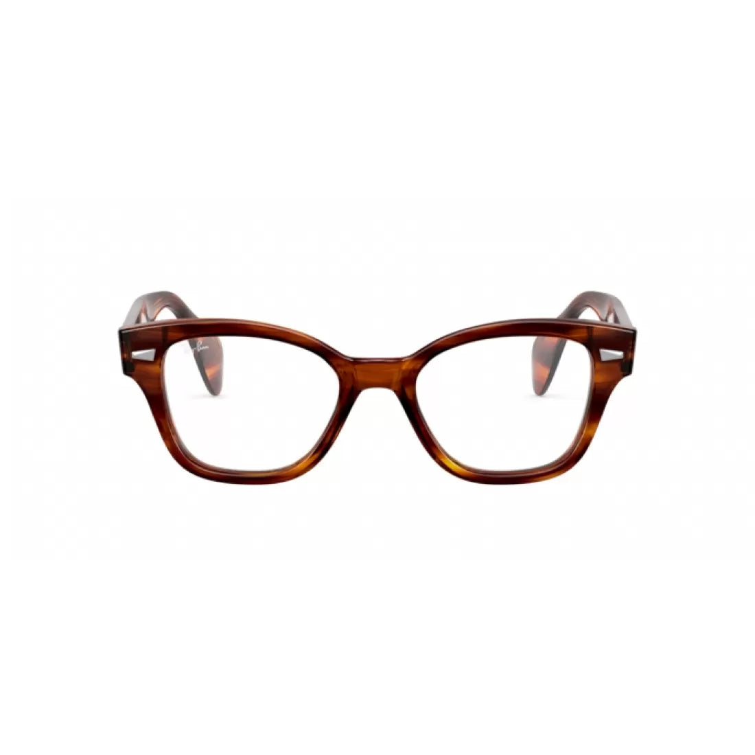 UNISEX EYEGLASSES RAY-BAN RX 0880 - 2144 STRIPED HAVANA CALIBER 49 