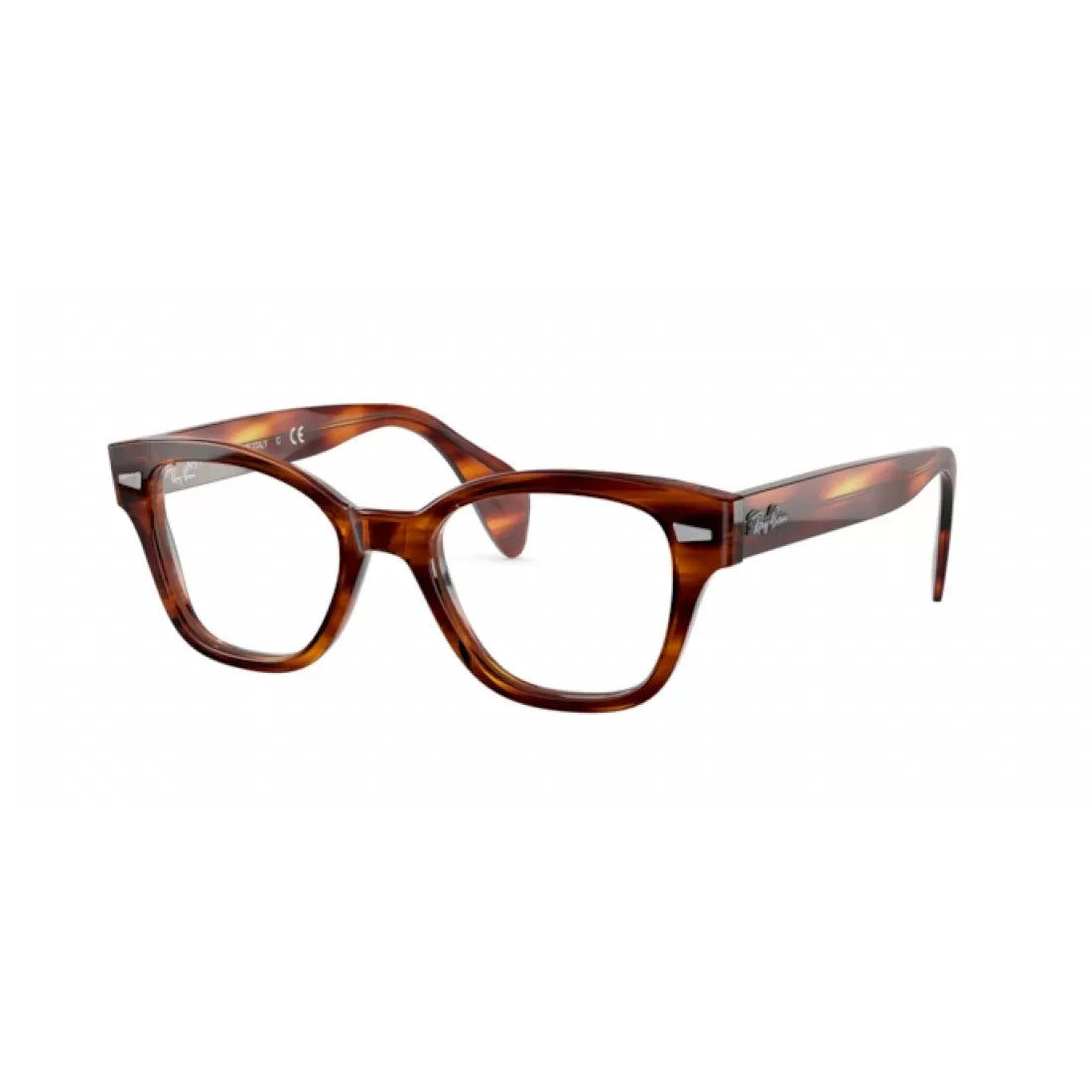 UNISEX EYEGLASSES RAY-BAN RX 0880 - 2144 STRIPED HAVANA CALIBER 49 