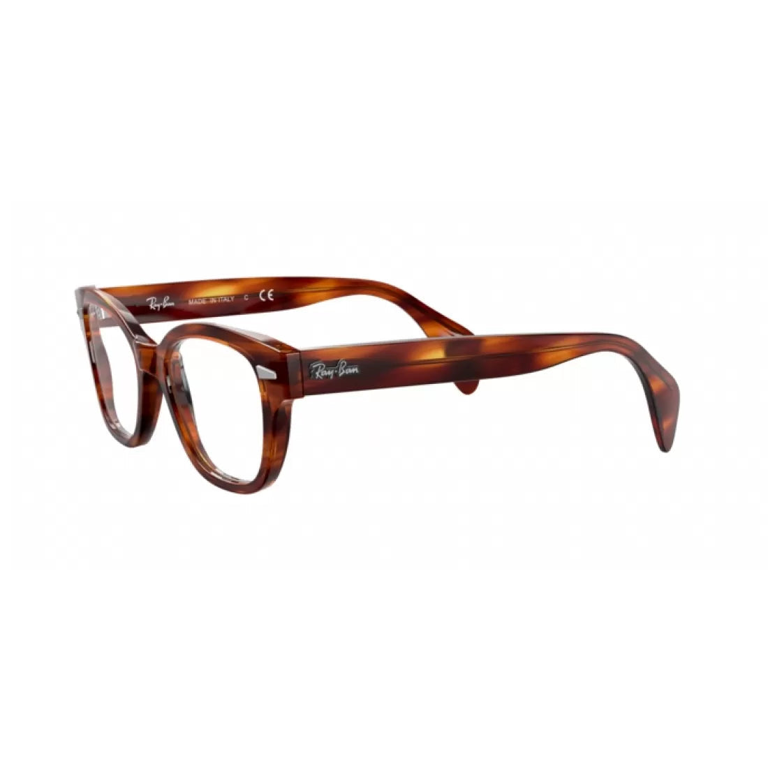 UNISEX EYEGLASSES RAY-BAN RX 0880 - 2144 STRIPED HAVANA CALIBER 52 