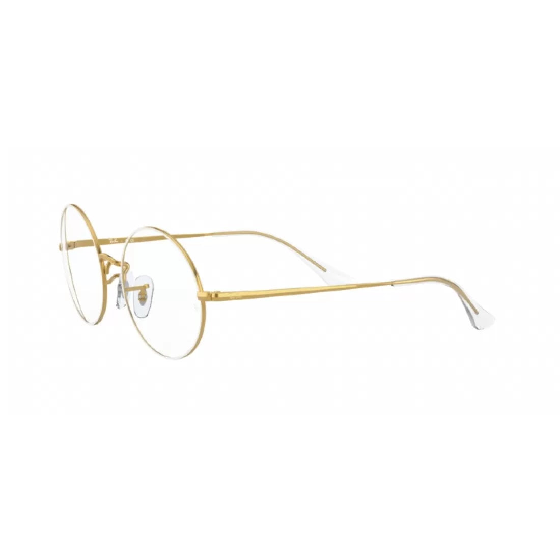 UNISEX EYEGLASSES RAY-BAN RX 1970V - 3104 WHITE ON LEGEND GOLD CALIBER 54 