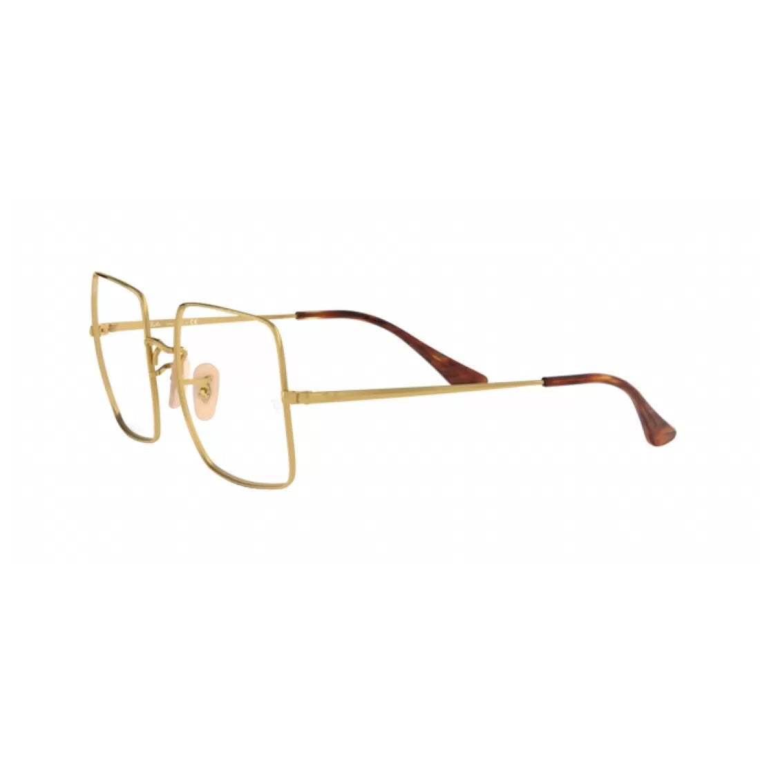 WOMEN'S EYEGLASSES RAY-BAN RX 1971V SQUARE 2500 GOLD CALIBER 54 