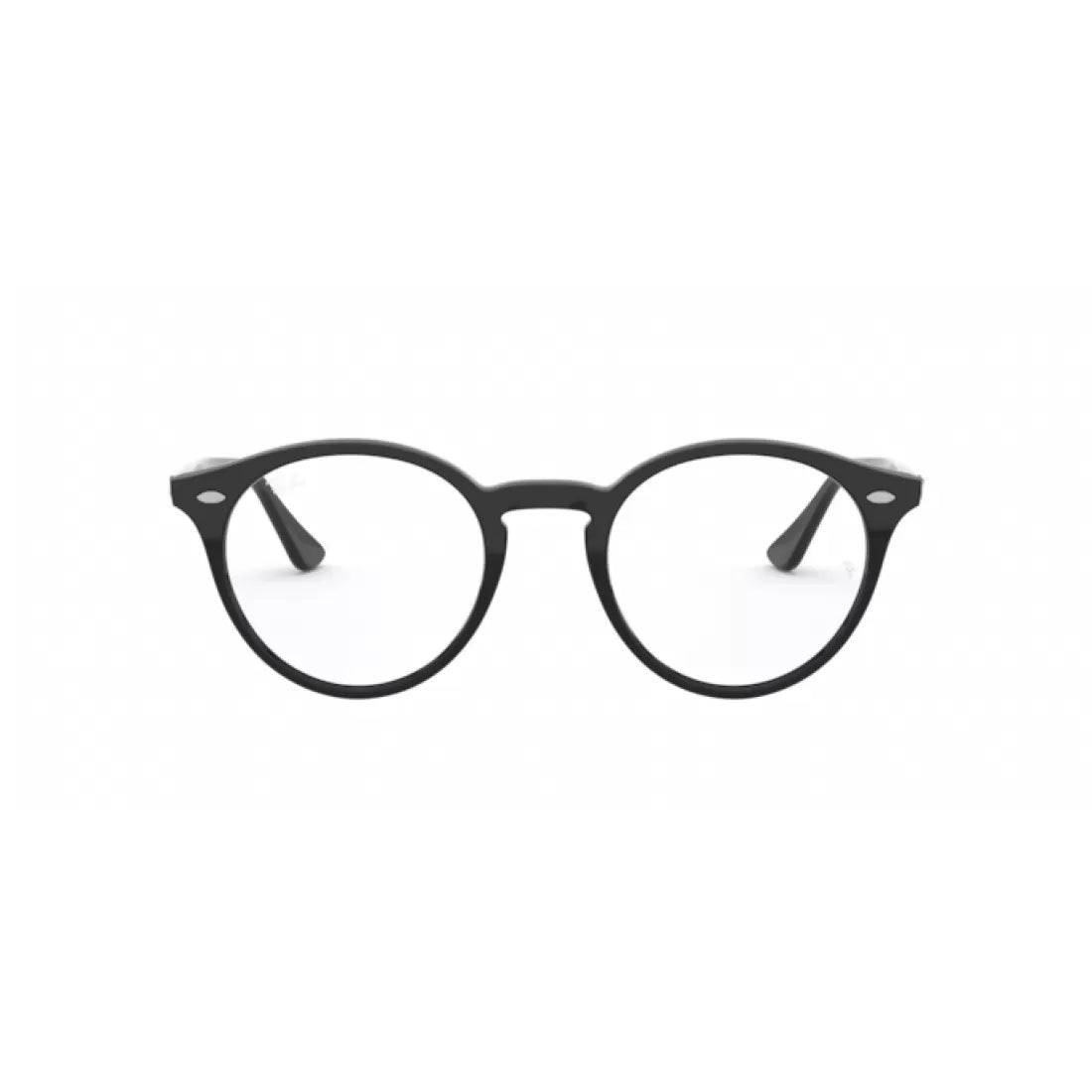 MEN'S EYEGLASSES RAY-BAN RX 2180VF - 2000 GLOSSY BLACK CALIBER 51 