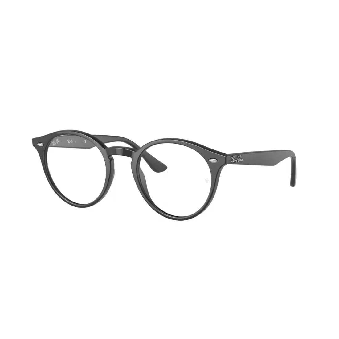 MEN'S EYEGLASSES RAY-BAN RX 2180VF - 2000 GLOSSY BLACK CALIBER 51 