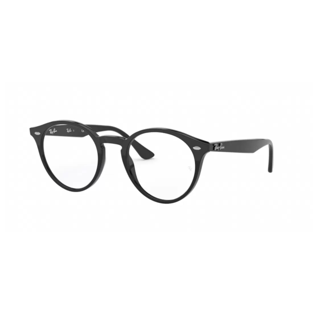 MEN'S EYEGLASSES RAY-BAN RX 2180VF - 2000 GLOSSY BLACK CALIBER 51 