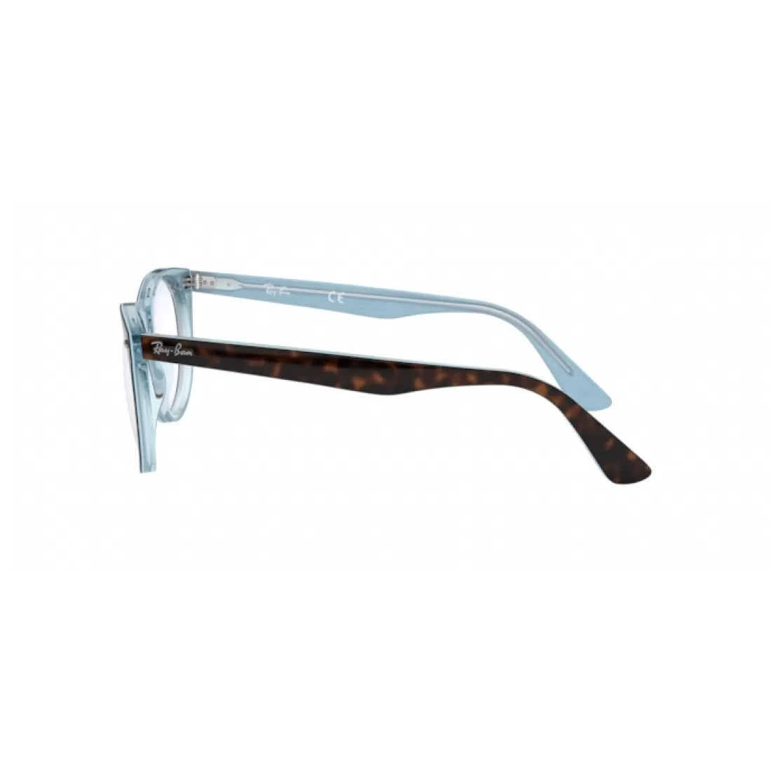 UNISEX EYEGLASSES RAY-BAN RX 2185V - 5883 CIMA HAVANA ON BLUE CALIBER 50 