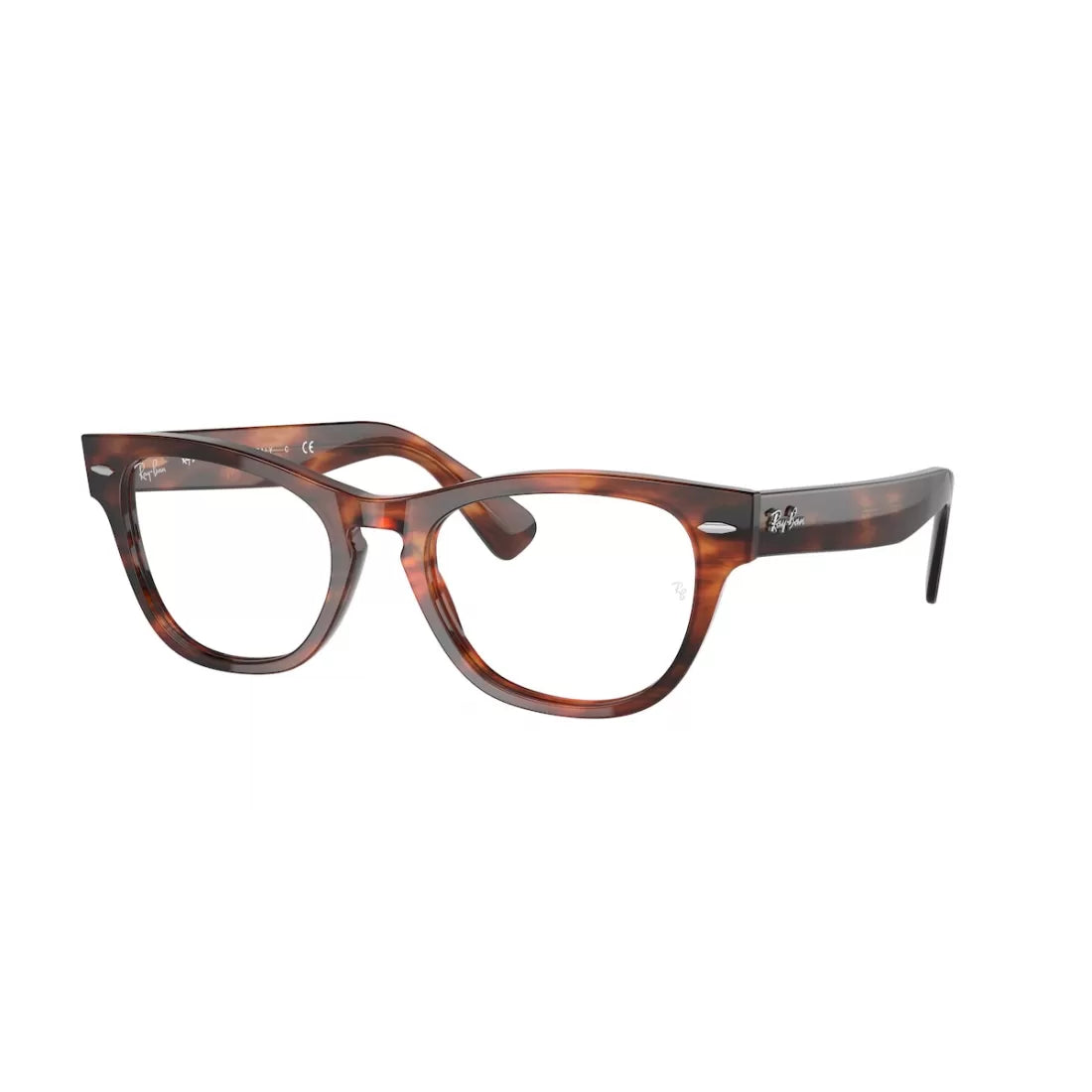 WOMEN'S EYEGLASSES RAY-BAN RX 2201V LARAMIE 2144 HAVANA STRIPES CALIBER 51 